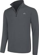 👕 ultimate men's fleece pullover: stay warm in style with the cold weather thermal shirt jacket lightweight by willit logo