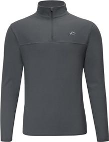 img 3 attached to 👕 Ultimate Men's Fleece Pullover: Stay Warm in Style with the Cold Weather Thermal Shirt Jacket Lightweight by Willit