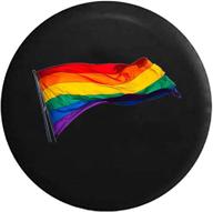 pride lgbt waving cover black logo