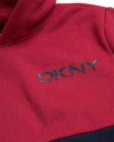 img 2 attached to 👦 DKNY Boys Sweatsuit Set: A Stylish Sweatshirt for Boys' Clothing and Clothing Sets