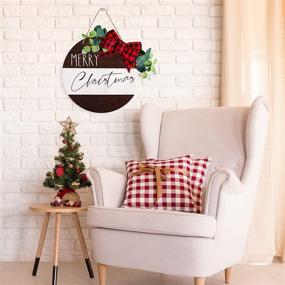 img 2 attached to Whaline Christmas Decoration Eucalyptus Farmhouse Home Decor for Artificial Plants & Flowers