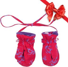 img 2 attached to 🧤 Shu Shi Winter Toddler Boys' Gloves Mittens - Optimal Accessories for Little Hands