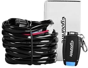 img 4 attached to 🔌 Eyourlife Wiring Harness: Heavy Duty 300W 9ft Led Light Bar Wireless Harness Kit with Remote Control ON/OFF Strobe Switch - Universal Fit for Driving Fog Light Work Light (1 LEAD)
