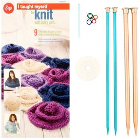 img 2 attached to 🧶 Boye Yarn Knitting Kit for Beginners with 9 Patterns