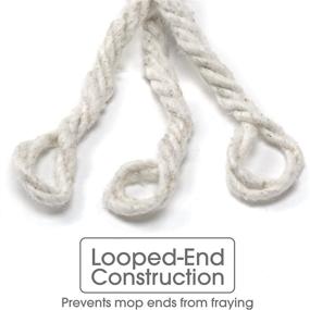 img 2 attached to O-Cedar Heavy Duty Looped-End String Mop Refill (2 Pack): Superior Cleaning Power for All Your Floors