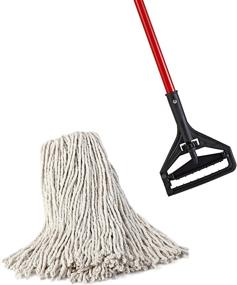 img 3 attached to O-Cedar Heavy Duty Looped-End String Mop Refill (2 Pack): Superior Cleaning Power for All Your Floors