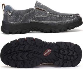 img 1 attached to 👟 Experience Comfort like Never Before with VENSHINE Loafers: Breathable, Walking and Driving Shoes