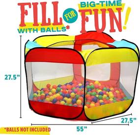 img 2 attached to 🏕️ Kiddey Ball Play Tent for Kids