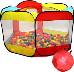 img 4 attached to 🏕️ Kiddey Ball Play Tent for Kids