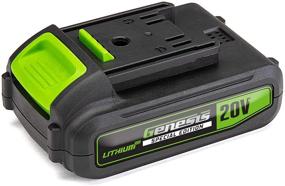 img 2 attached to Optimized for SEO: Genesis GLCD20CSE Removable Rechargeable Lithium-Ion Battery