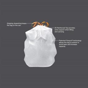 img 2 attached to 🗑️ HDX 13 Gallon FlexPro Reinforced Top Drawstring Kitchen Bags - Pack of 150