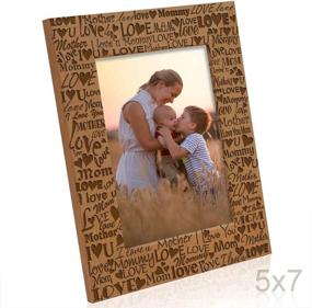 img 2 attached to ❤️ KATE POSH I Love You Mom Picture Frame- Perfect Mother's Day or New Mom Gift! (5x7 Vertical)