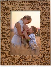 img 4 attached to ❤️ KATE POSH I Love You Mom Picture Frame- Perfect Mother's Day or New Mom Gift! (5x7 Vertical)