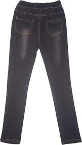 img 3 attached to NCO Girls Classic Leggings - Stylish Jeggings for Girls' Clothing