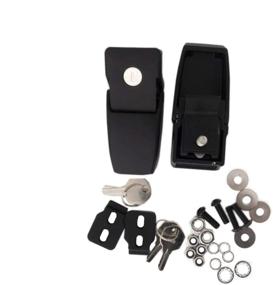 img 2 attached to Enhanced Black Locking Hood Catch Kit 🔒 – Ideal for 2018 Jeep Wrangler JL 2-Door