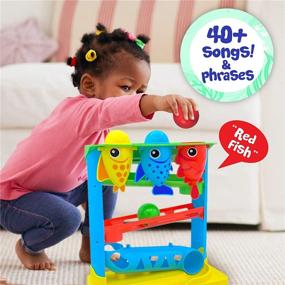 img 3 attached to 🐠 Детская интерактивная игрушка Move2Play для мальчиков и девочек от 9 месяцев и старше - Корми рыбку