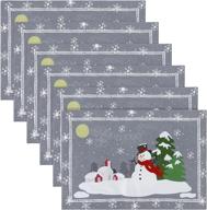 ruisita christmas placemats holiday table supplies logo