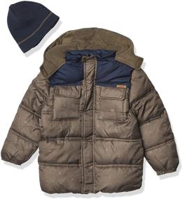 img 4 attached to Stay Warm in Style with the iXtreme Boys Tonal Gwp Puffer Jacket