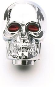 img 1 attached to Regular Chrome Skull Shifter Knob by Mr. Gasket