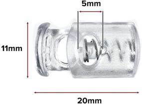 img 1 attached to PARACORD PLANET Cylinder Locks Clear