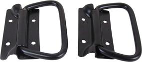 img 3 attached to 🔒 Dependable Handle for Chests: Reliable Hardware Company RH-0540BK-2-A in Sleek Black