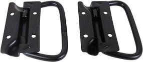 img 2 attached to 🔒 Dependable Handle for Chests: Reliable Hardware Company RH-0540BK-2-A in Sleek Black