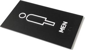 img 1 attached to 🚹 Enhance Your Restroom with the Kubik Letters Men Restroom Sign