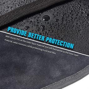 img 1 attached to MICTUNING Mountain Bike Tailgate Pad with Tool Pocket - Universal Bicycle Tailgate Protection for Transporting up to 6 Bikes