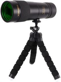 img 4 attached to 🦅 SABPACK 4K Monocular HD Zoom Telescope: Capture Stunning Photos while Bird Watching with Phone Holder & Tripod