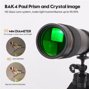 img 1 attached to 🦅 SABPACK 4K Monocular HD Zoom Telescope: Capture Stunning Photos while Bird Watching with Phone Holder & Tripod