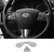 steering interior accessories stickers compatible logo
