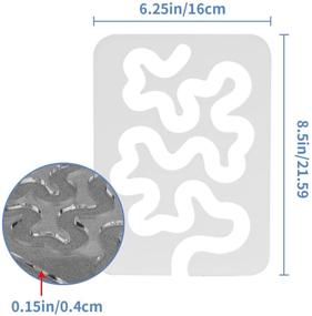 img 2 attached to Enhance Your Quilting with Domestic Free Motion Quilting Templates for Effortless Meander & Stunning Secondary Designs