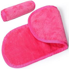 img 4 attached to 🌹 Chemical-Free Reusable Makeup Remover Cloth Towel - Instantly Remove Makeup with Just Water! Satisfaction Guaranty - 1 Rosy Towel