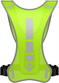 img 1 attached to 🔆 Stay Safe and Visible with our Reflective Vest and Phone Holder - Perfect for Night Running, Biking, and Dog Walking!