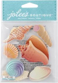 img 2 attached to Jolees Boutique Dimensional Stickers Seashells