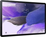 📱 samsung galaxy tab s7 fe 2021 12.4” планшет на android, с wifi, 64 гб, черный мистик - в комплекте s pen, мощная производительность, долговечный аккумулятор. логотип