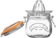 kilner glassware 2-piece citrus juicer jar set, create, preserve and present fresh citrus juice, sealable clip-top lid, 17-fluid ounces logo