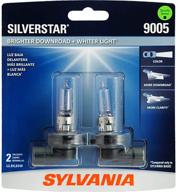 💡 sylvania 9005 silverstar high performance halogen headlight bulb, set of 2, white (9005st.bp2) logo