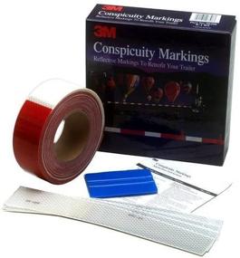 img 3 attached to 🚨 Enhance Visibility & Safety with 3M Scotchlite White Conspicuity Tape