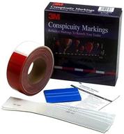 🚨 enhance visibility & safety with 3m scotchlite white conspicuity tape logo