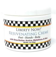 🦶 liberty now! revitalizing foot cream - shea butter, arnica, tea tree oil, aloe logo