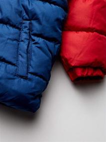 img 1 attached to Stay Warm and Stylish with the iXtreme Boys' Little Colorblock Puffer Jacket