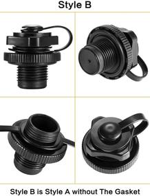 img 2 attached to 💨 Zhanmai 8 Pieces Boston Valve Replacement: Perfect Fit for Inflatable Air Valves