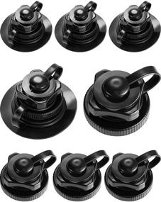 img 4 attached to 💨 Zhanmai 8 Pieces Boston Valve Replacement: Perfect Fit for Inflatable Air Valves