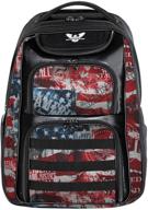 subtle patriot usa backpack: concealed carry & extra storage for travel with adjustable straps logo