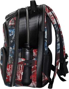 img 3 attached to Subtle Patriot USA Backpack: Concealed Carry & Extra Storage for Travel with Adjustable Straps