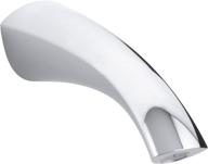 🛁 kohler 45133-cp alteo wall-mount bath spout: polished chrome, non-diverter design - compact and stylish - 3.02 x 2.63 x 7.50 inches logo