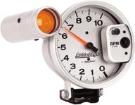 🚘 autogage by autometer 5" pedestal mount tachometer: high precision 0-10,000 rpm with external shift light logo