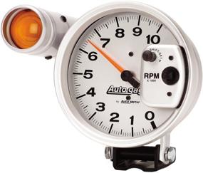 img 2 attached to 🚘 Autogage by AutoMeter 5" Pedestal Mount Tachometer: High Precision 0-10,000 RPM with External Shift Light