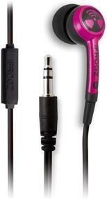 img 1 attached to 🎧 iFrogz EarPollution Plugz In-Ear Earbuds: Pink Headphones with Microphone